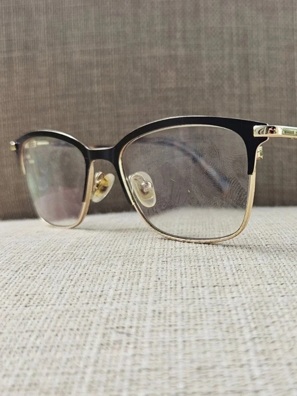 Calvin Klein Jeans Eyeglasses Frame Unisex Brown/Gold Tone Eyewear CKJ19312